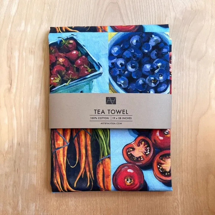 Fruit & Veggie Tea Towel Fruit & Veggie Tea Towel