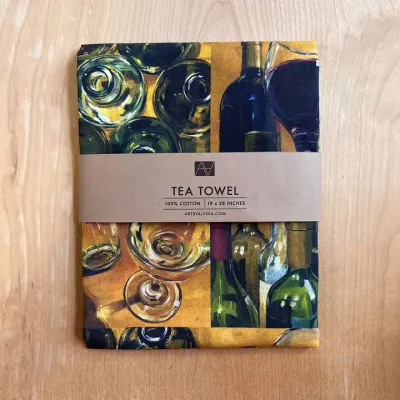 Wine Tea Towel