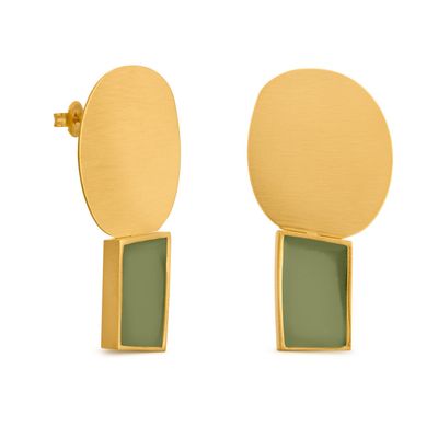 311536G COLLAGE SMALL EARRING GOLD