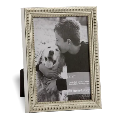 2054-810 PF, SR- Vintage, 3/4&quot; Frosted Silver