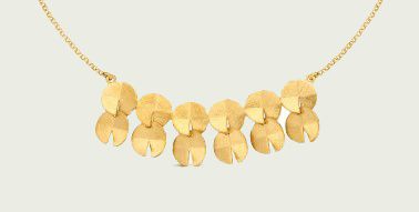 333349G  Umbrella choker, gold