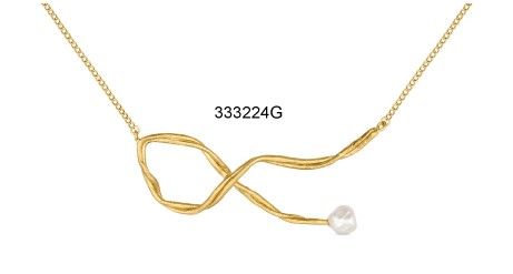 333224G Bliss large neck w/pearl gold