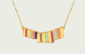 333386G PALETTE MEDIUM NECKLACE GOLD