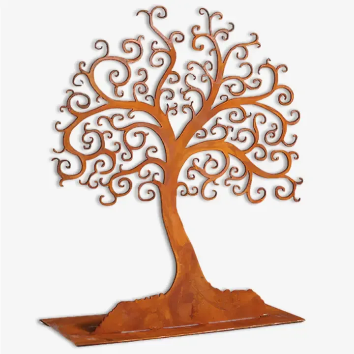 Tree of Life Stand Metal Art
