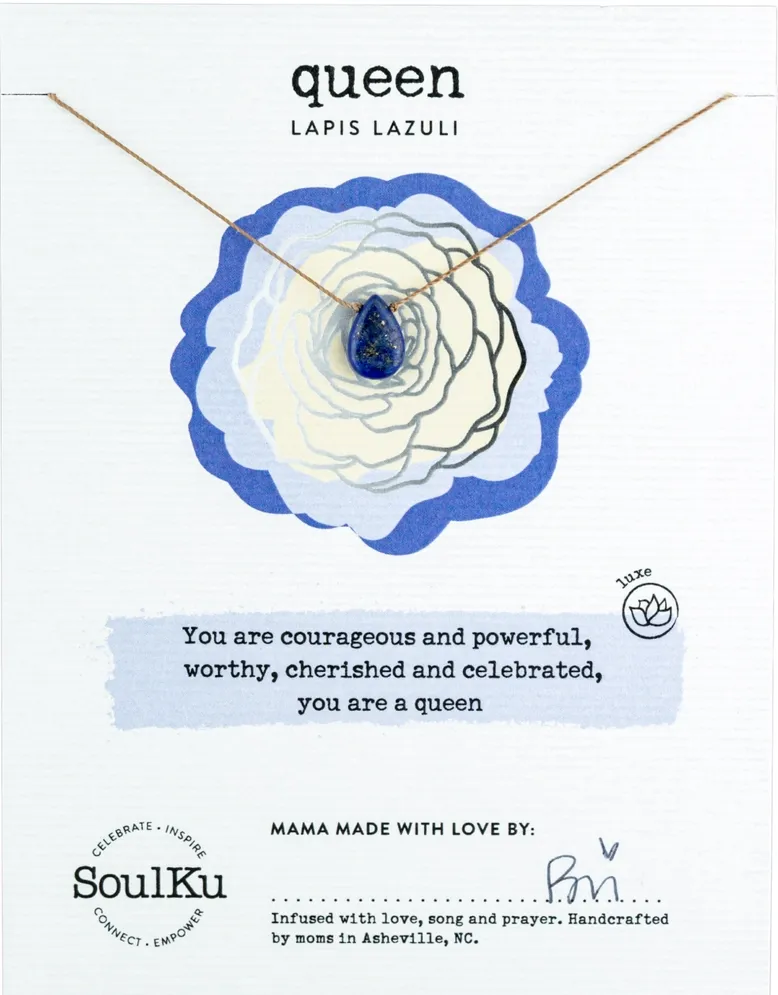 Lapis Lazuli Luxe Necklace for Queen - OLOVE02 Lapis Lazuli Luxe Necklace for Queen - OLOVE02