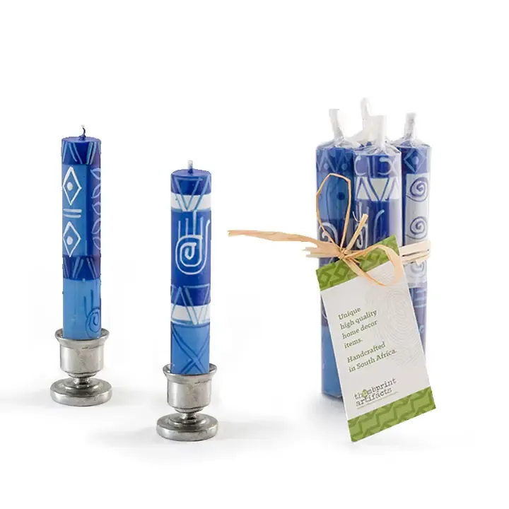 Star of David Shabbat Candles