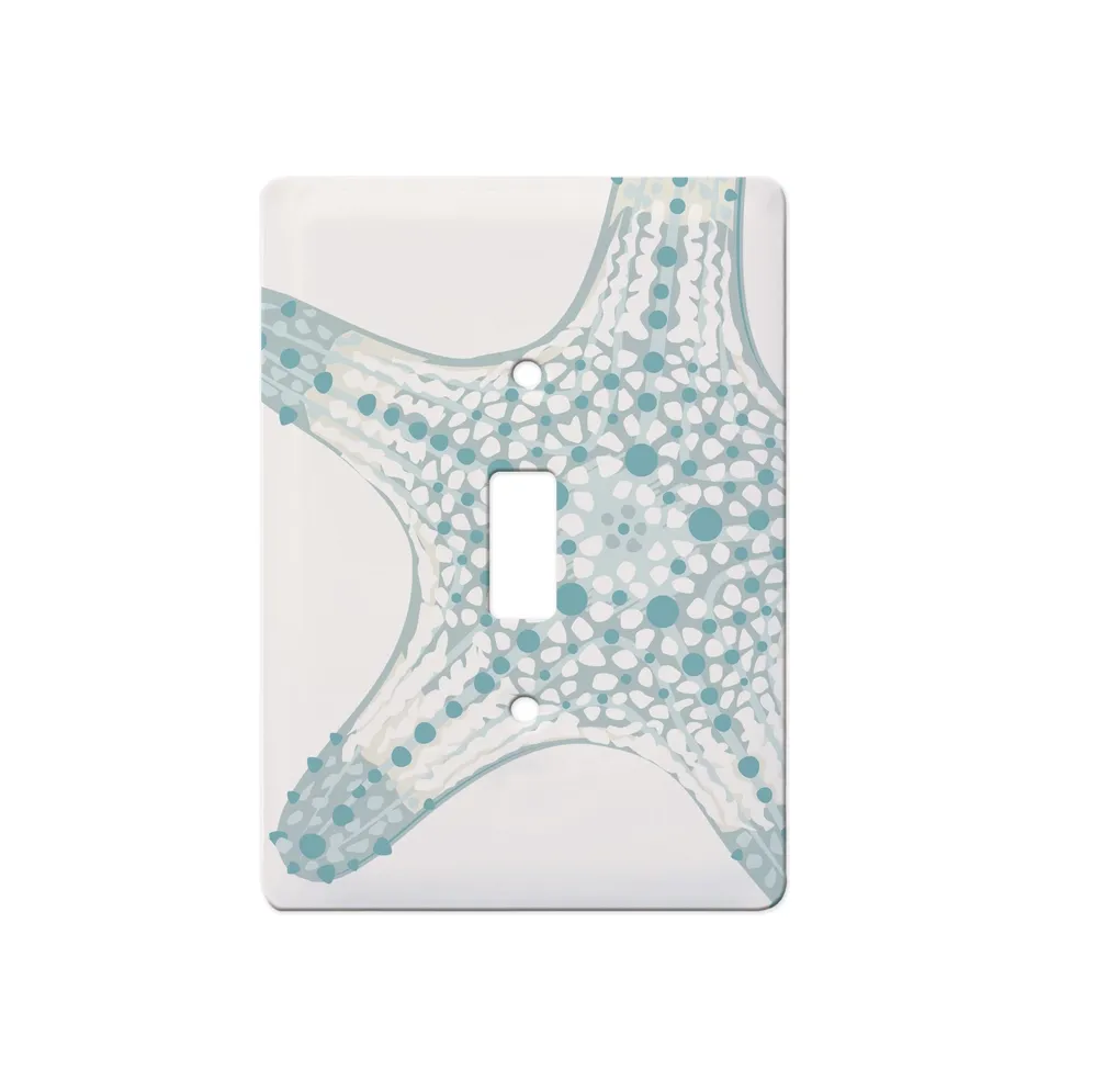 Sea Glass Starfish 1 Toggle Light Switch Cover Plate