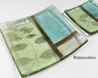 6&quot; Sushi Plate Watercolors