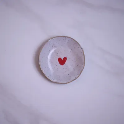 Ring Dish - Red Heart