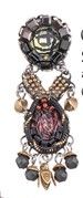 011C2105 TIGER EYE EARRINGS