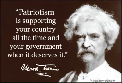 Patriototism is supporting your country all the time Magnet 