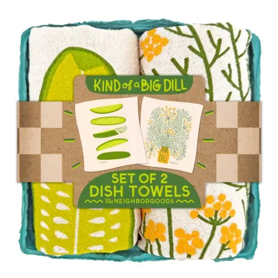 BIG DILL (Dill, Pickle) - Tea Towel Set of 2