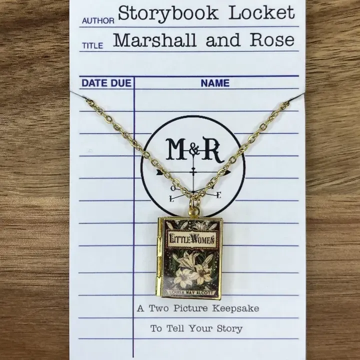 Little Women - Lily Series | Brass Book Locket