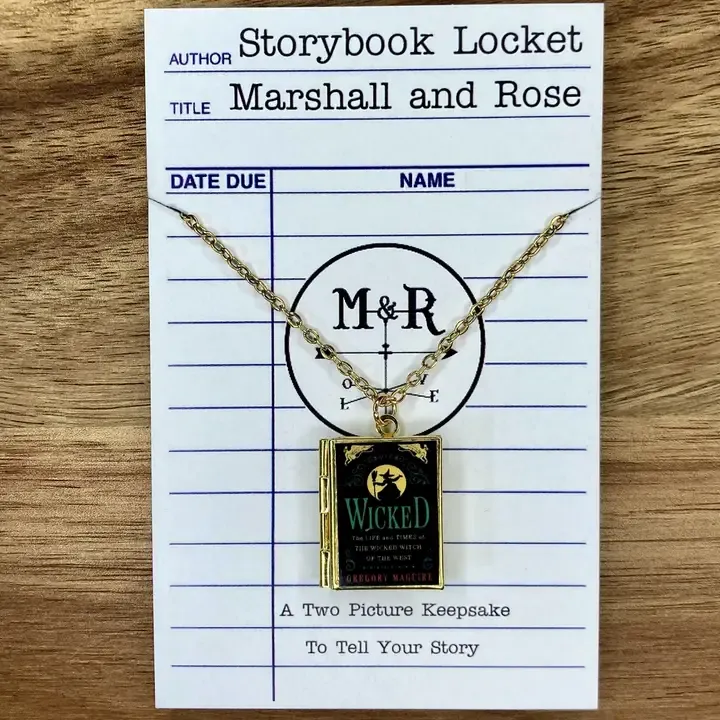 Wicked | Brass Book Locket Wicked | Brass Book Locket