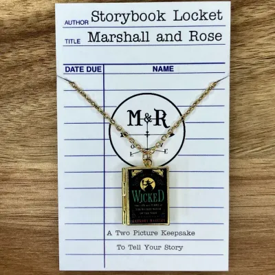 Wicked | Brass Book Locket Wicked | Brass Book Locket