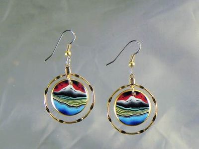 Volcano Hoop Earrings Volcano Hoop Earrings