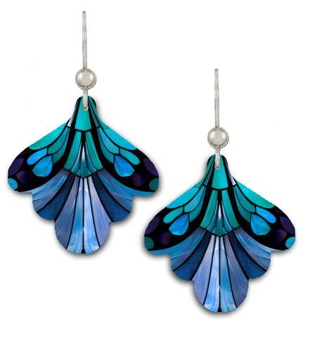STAINED GLASS BLUE - Dangle ER