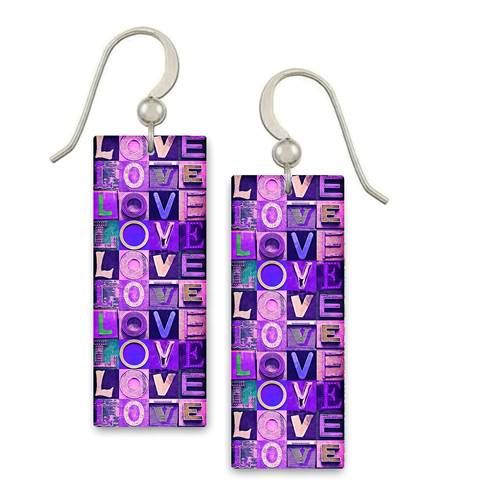 PURPLE LOVE - Medium Rectangle ER