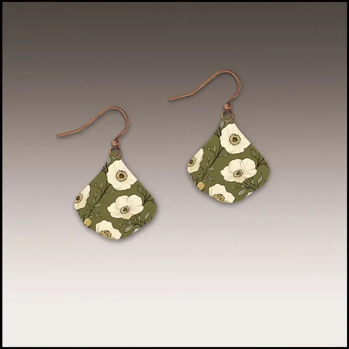 Olive Cottage Ginkgo Handmade Earrings Olive Cottage Ginkgo Handmade Earrings