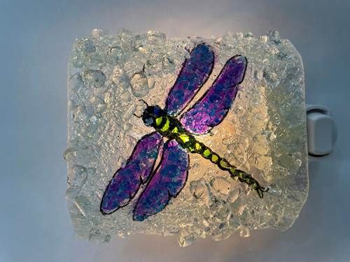 Purple Dragonfly Night Light Purple Dragonfly Night Light