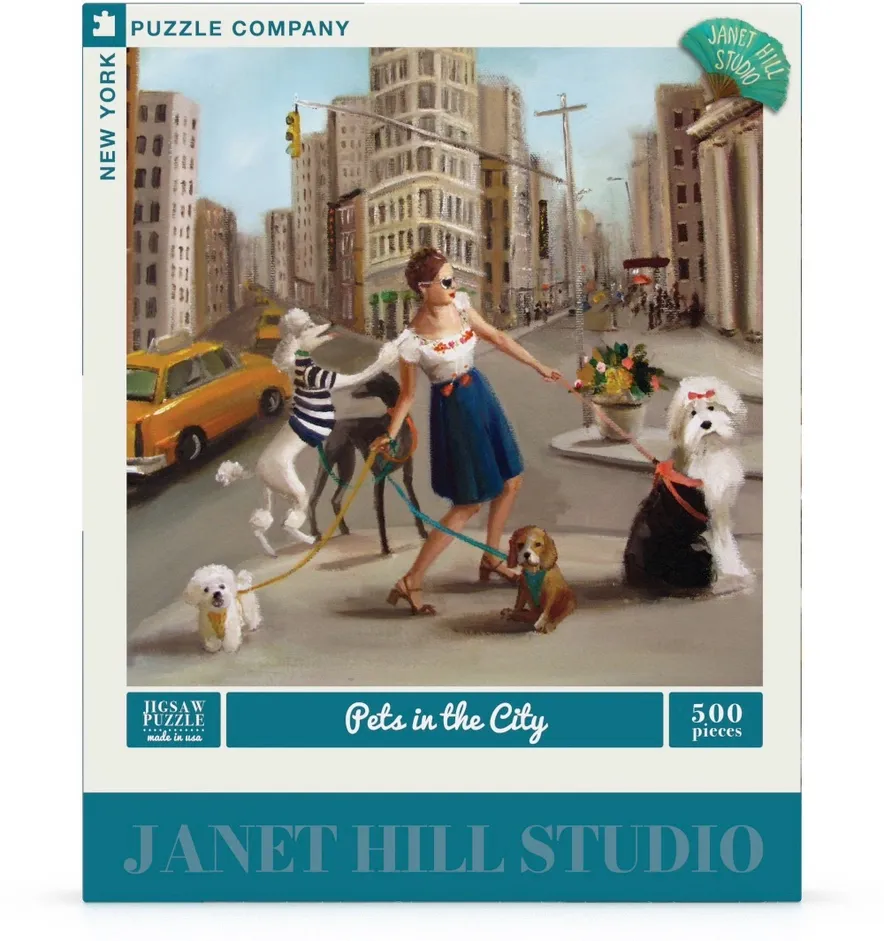 Pets in the City - 500 Piece Jigsaw Puzzle
