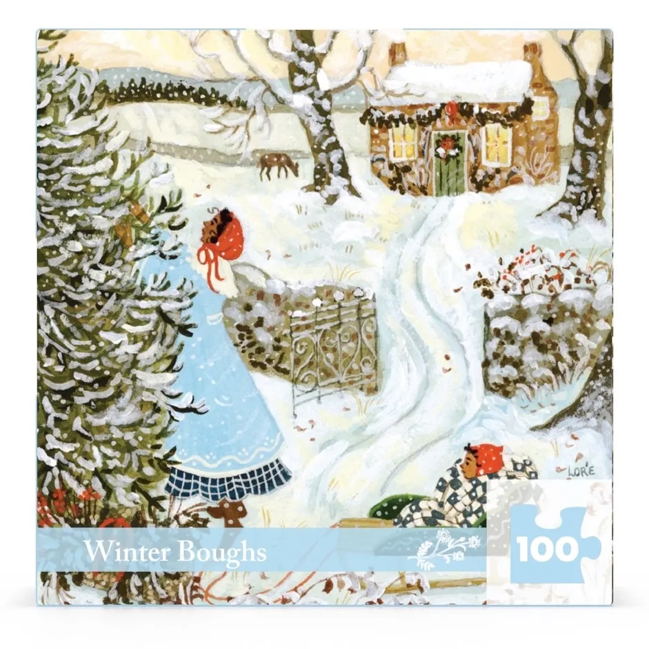 Winter Boughs Mini - 100 Piece Mini Puzzle