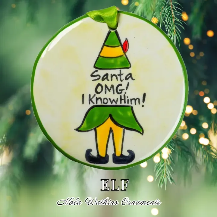 Elf Ornament HOLIDAY NO RETURN