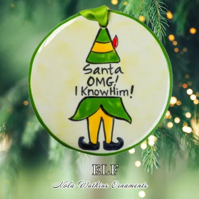 Elf Ornament HOLIDAY NO RETURN