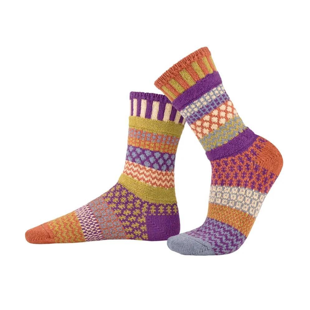 Hazel Crew Socks - Large (Women 10 - 12 / Men 9 - 11)