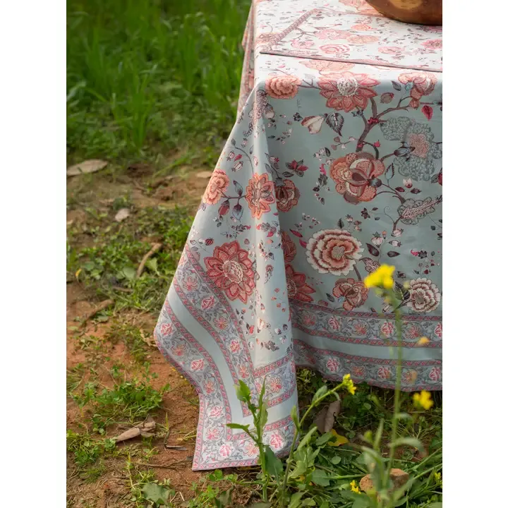 Malabar Celeste Tablecloth     - 60x90