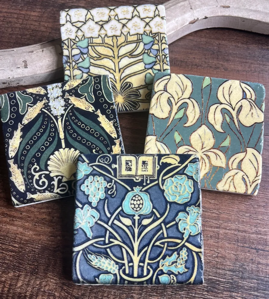 Blue Tapestry stone coaster Blue Tapestry stone coaster