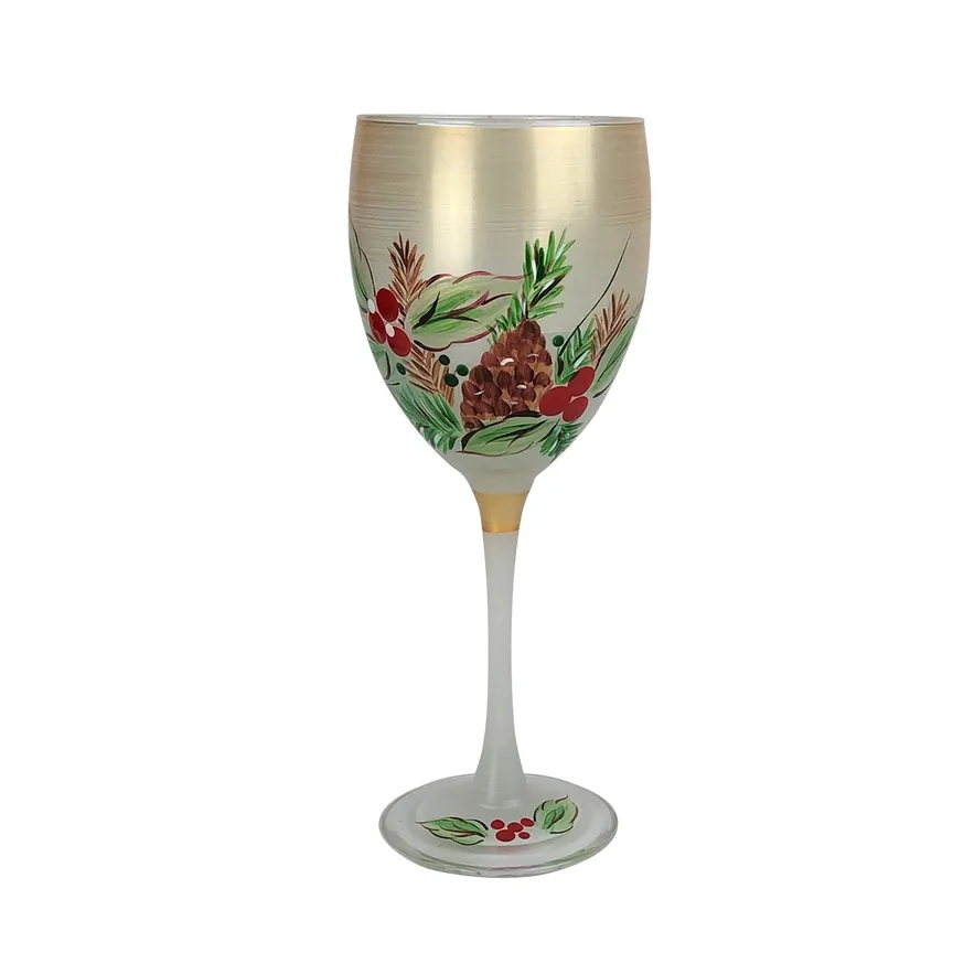Black Forest Pine Wine Glasses