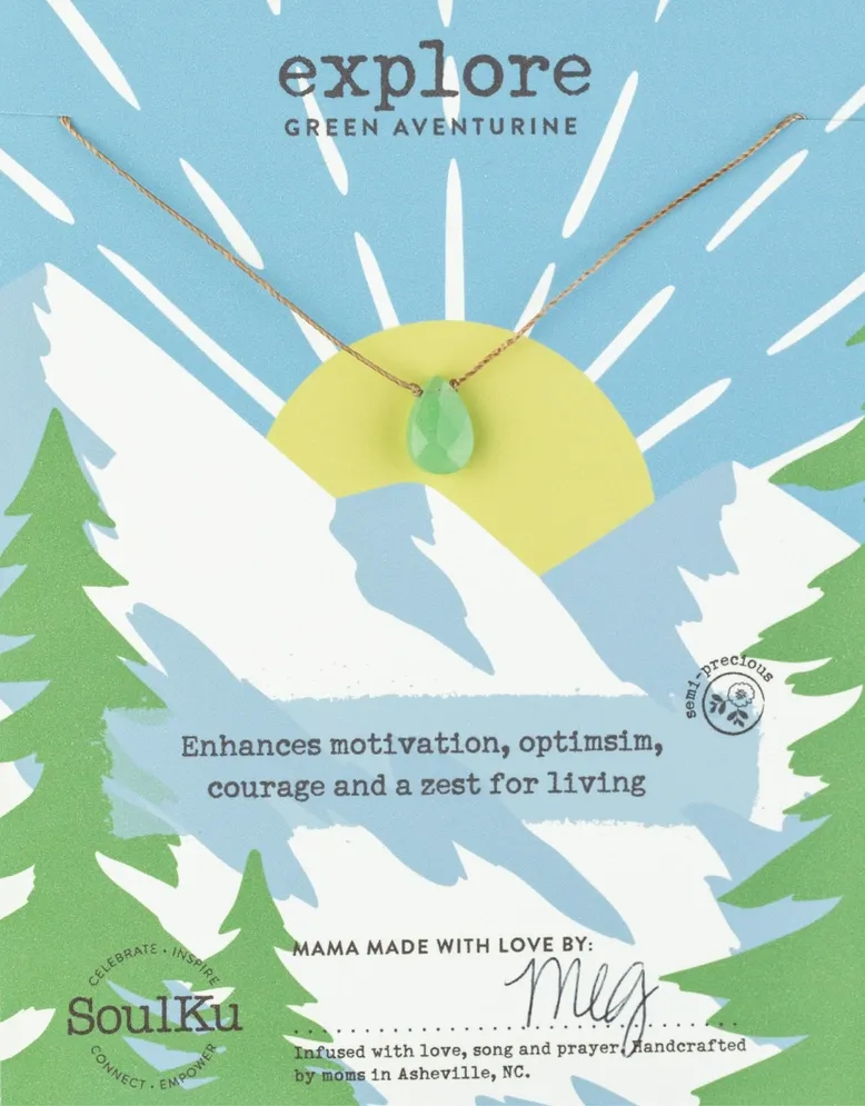 Green Aventurine Wild & Wonderful Outdoor Necklace Explore Green Aventurine Wild & Wonderful Outdoor Necklace Explore