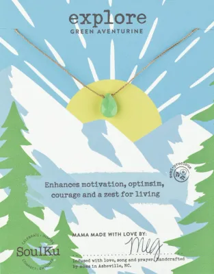 Green Aventurine Wild & Wonderful Outdoor Necklace Explore Green Aventurine Wild & Wonderful Outdoor Necklace Explore