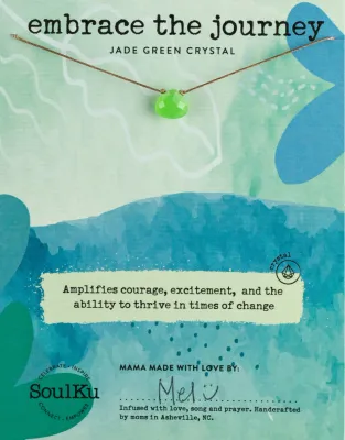 Jade Green Soul Shine Necklace for Embrace the Journey Jade Green Soul Shine Necklace for Embrace the Journey