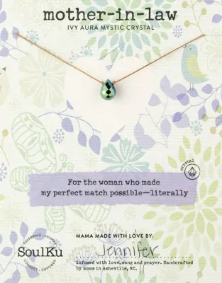 Ivy Aura Mystic Crystal Necklace for Mother-In-Law Ivy Aura Mystic Crystal Necklace for Mother-In-Law