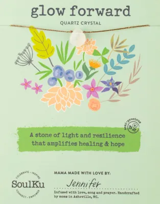 Quartz Crystal Soul-Full of Light Necklace for Glow Forward Quartz Crystal Soul-Full of Light Necklace for Glow Forward