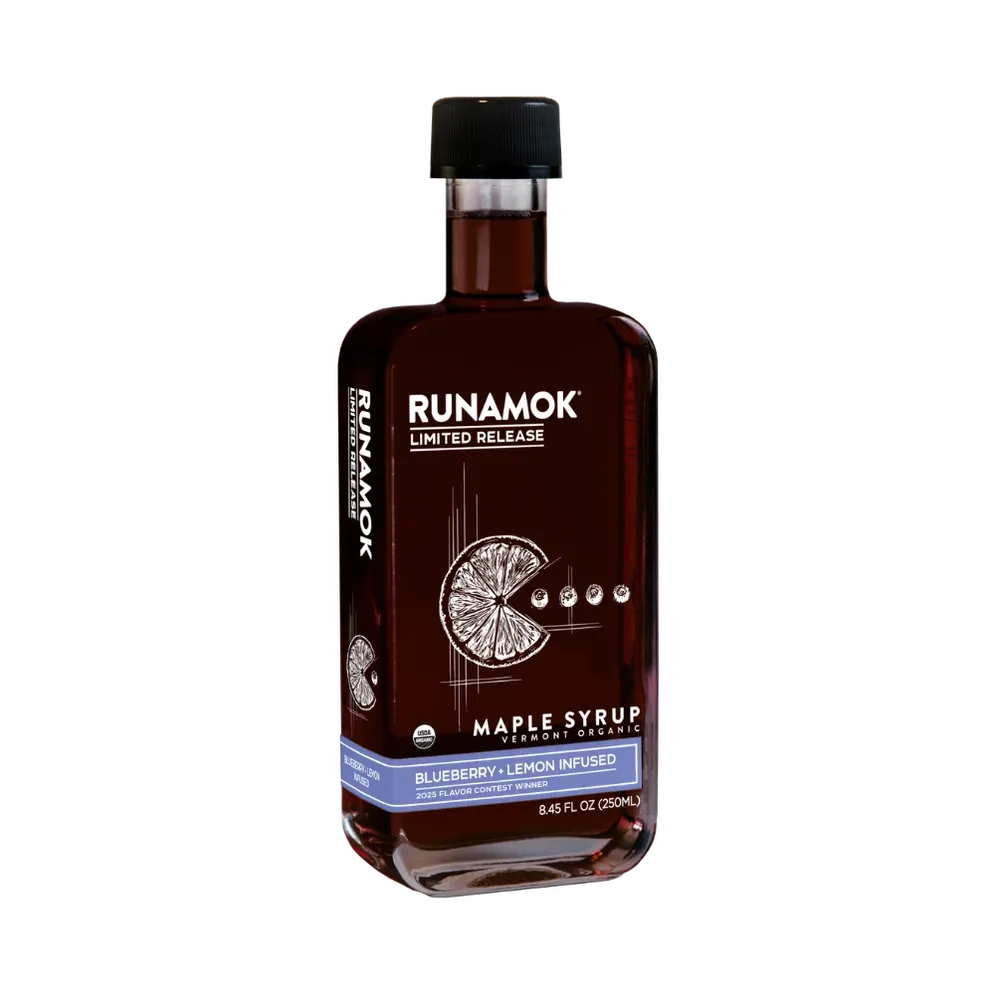 *LIMITED Blueberry + Lemon Infused Organic Maple Syrup 250ml