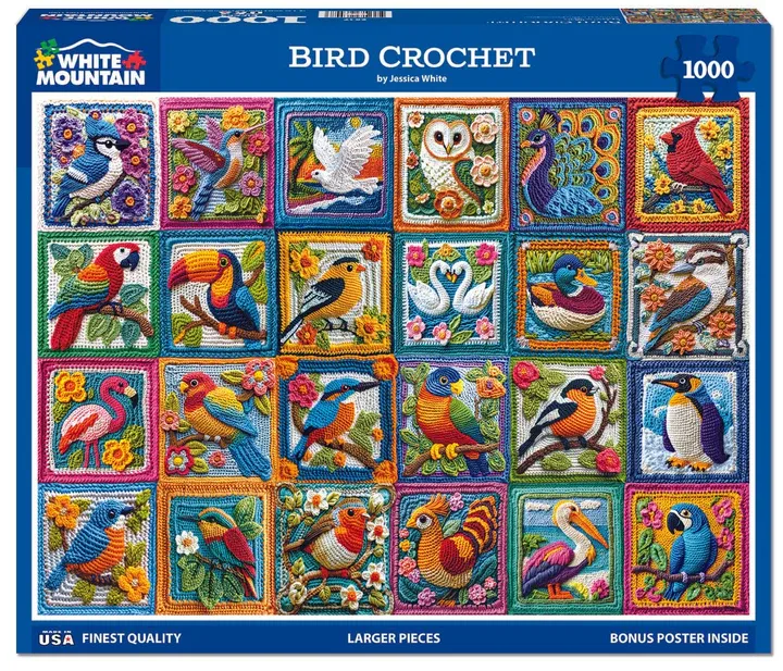 Bird Crochet Puzzle