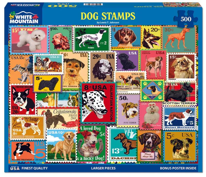 Dog Stamp Puzzle