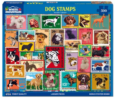 Dog Stamp Puzzle