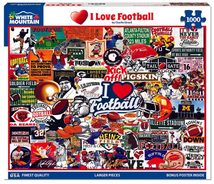 I Love Football Puzzle