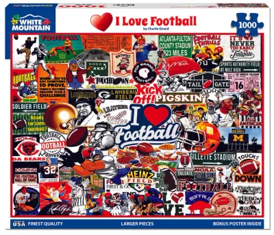 I Love Football Puzzle