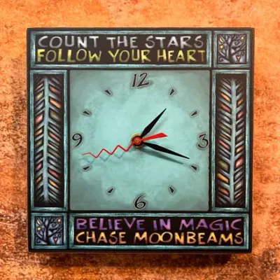 Believe in Magic Square Clock Believe in Magic Square Clock