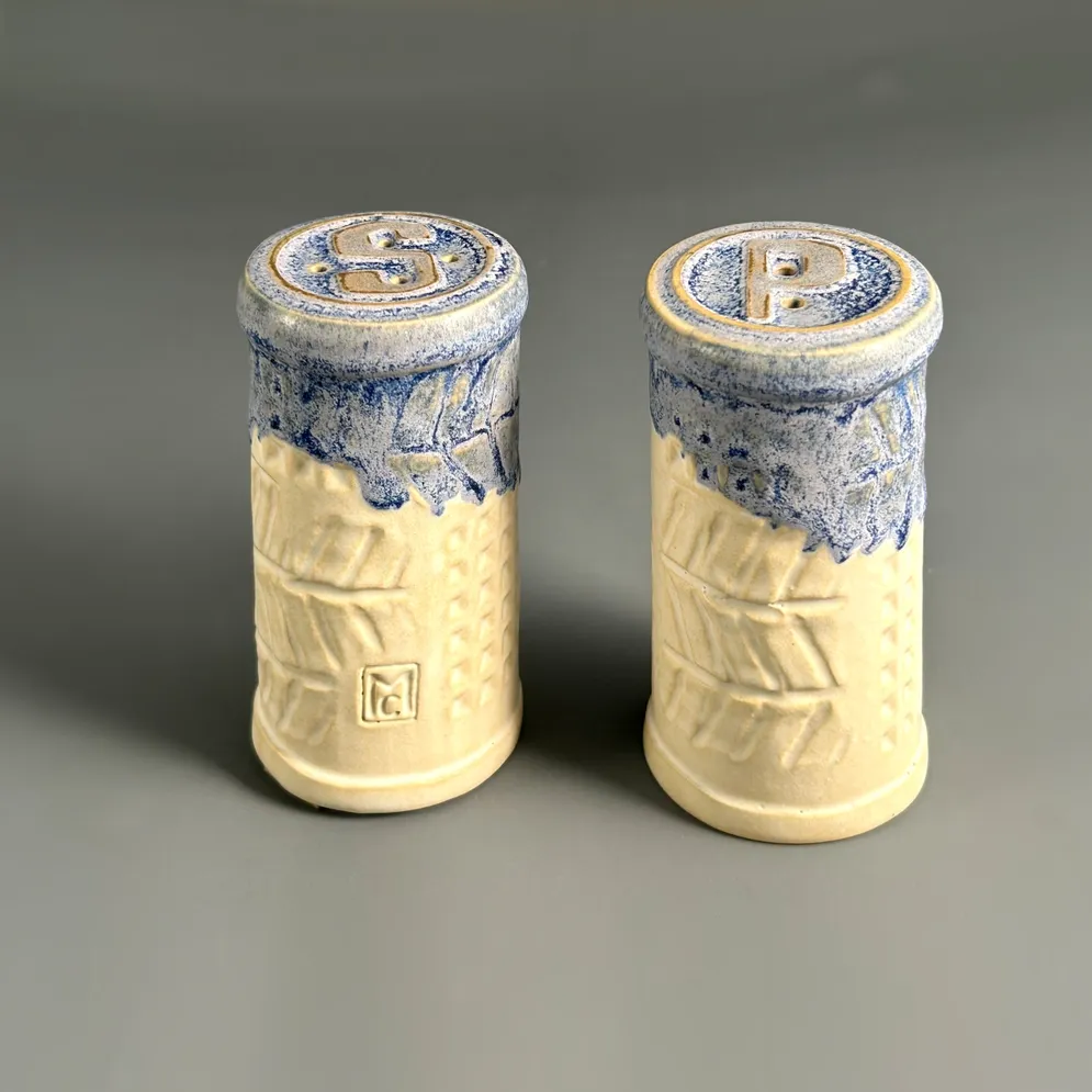 Salt &amp; Pepper Set - Indigo/White