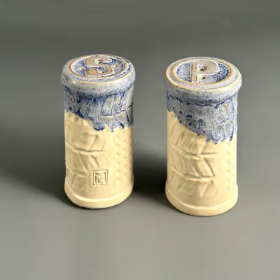 Salt & Pepper Set - Indigo/White Salt & Pepper Set - Indigo/White