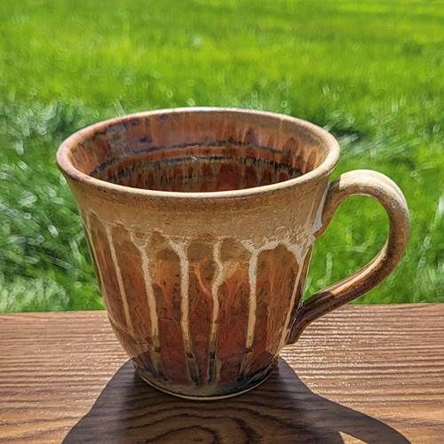 Soup Mug - Golden Amber Glaze
