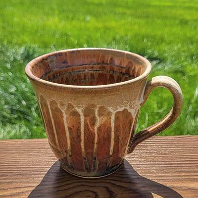 Soup Mug - Golden Amber Glaze