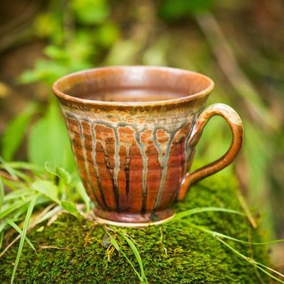 Soup Mug - Rustic Red Glaze