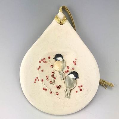 Ornament - Chickadees CHRISTMAS MERCH NO RETURN Ornament - Chickadees CHRISTMAS MERCH NO RETURN